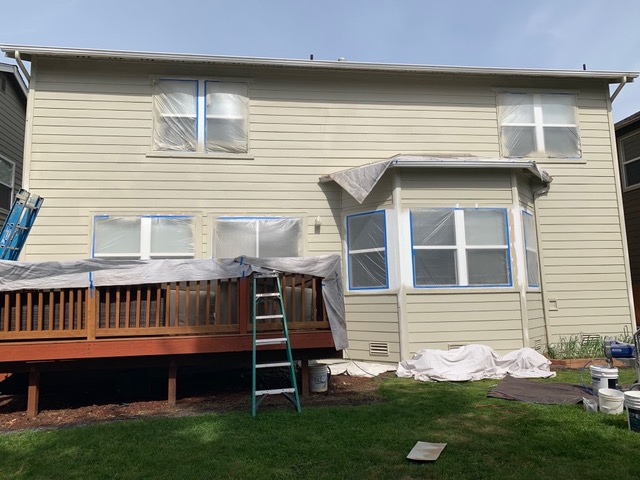 Home exterior painting and siding